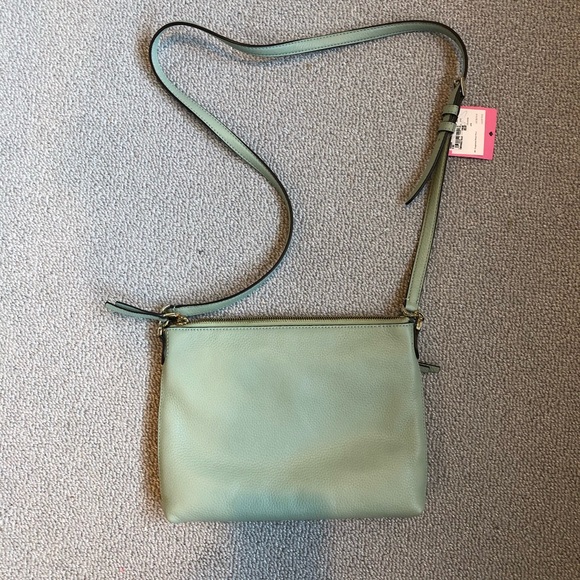 Kate Spade Pistachio Medium Polly Crossbody NWT - Picture 6 of 8